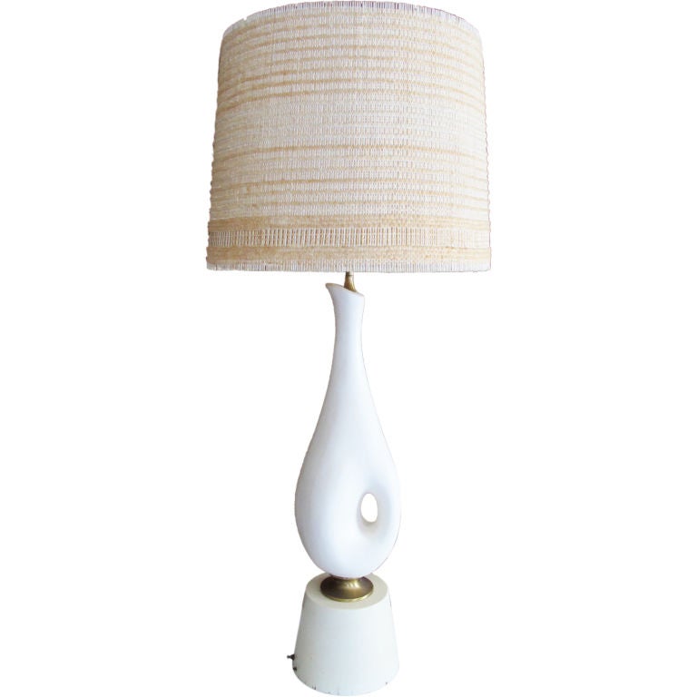 Monumental Table Lamp Attributed to Paul Laszlo For Sale