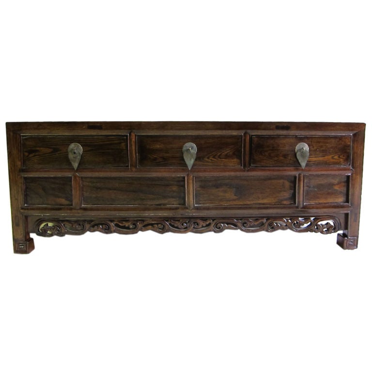 19th Century Low Coffer For Sale
