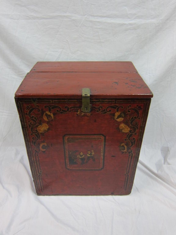 19th century Mongolian Storage Chest