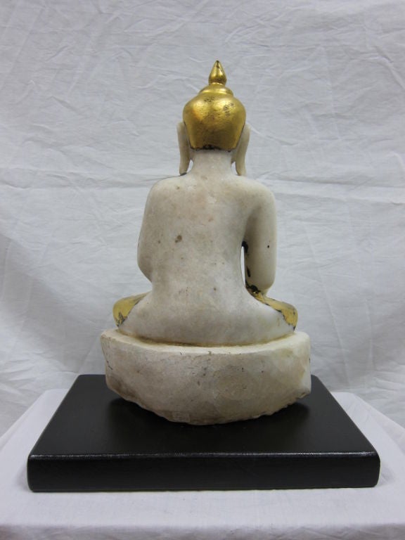 Antique Burmese Alabaster Buddha