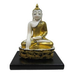 Antique Burmese Alabaster Buddha