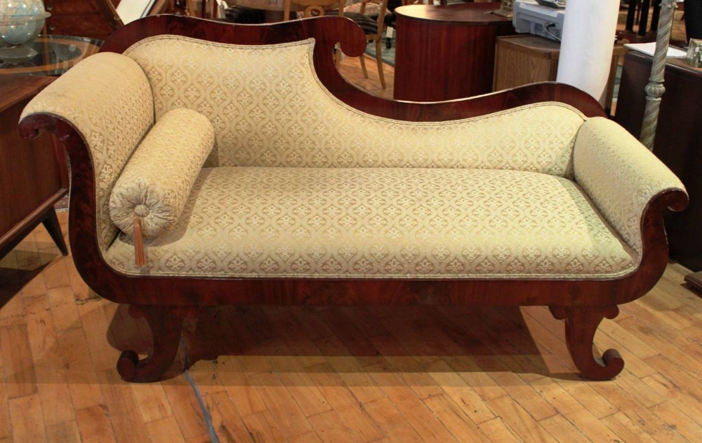Biedermeier 19th Century Chaise Longue