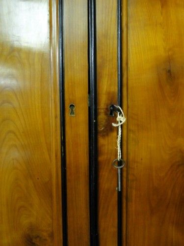 19th Century Napoleon III Cherry Armoire.