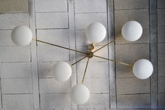 Angelo Lelli's Italian Chandelier by Arredoluce