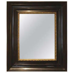 Antique Old Mirror with Tin Glass