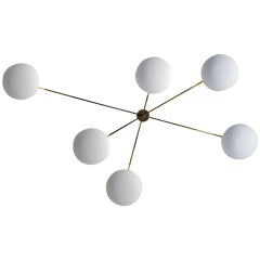 Angelo Lelli's Italian Chandelier by Arredoluce
