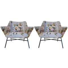 PAIR OF ARMCHAIR BY GENEVIEVE D'ANGLES & CHRISTIAN DEFRANCE