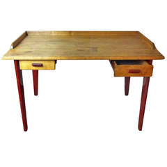 Vintage Special dactylo desk by Jean Prouvé