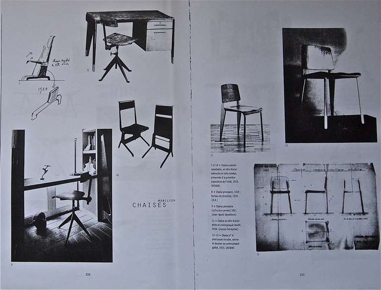 Jean Prouve French  Art Deco Atelier Chair 1930 5