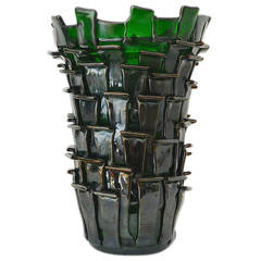 Venini Ritagli Murano Glass Vase