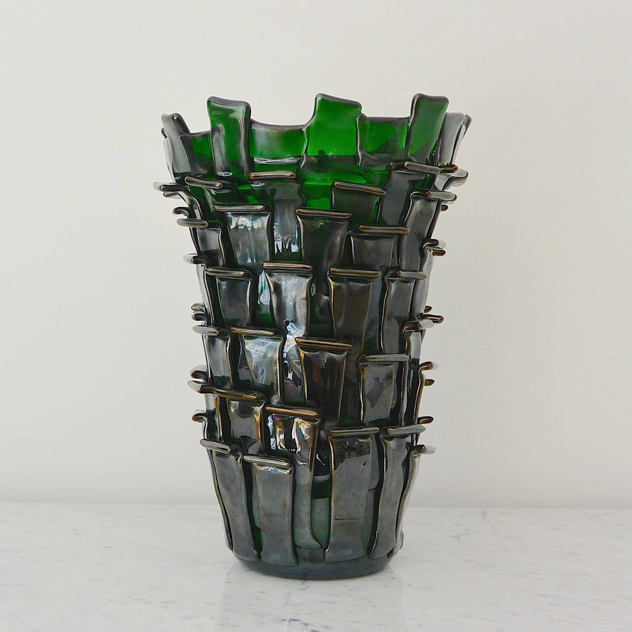 Venini Ritagli Murano Glass Vase