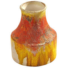Glazed Vase by Marcello Fantoni