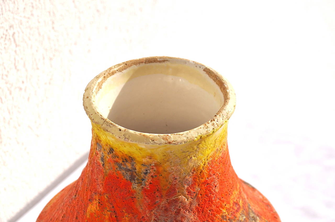 Mid-20th Century Glazed Vase by Marcello Fantoni