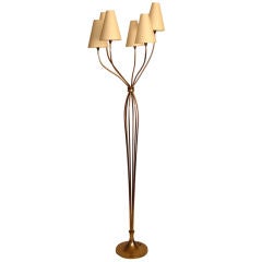 A floor lamp in the manner of JEAN ROYERE