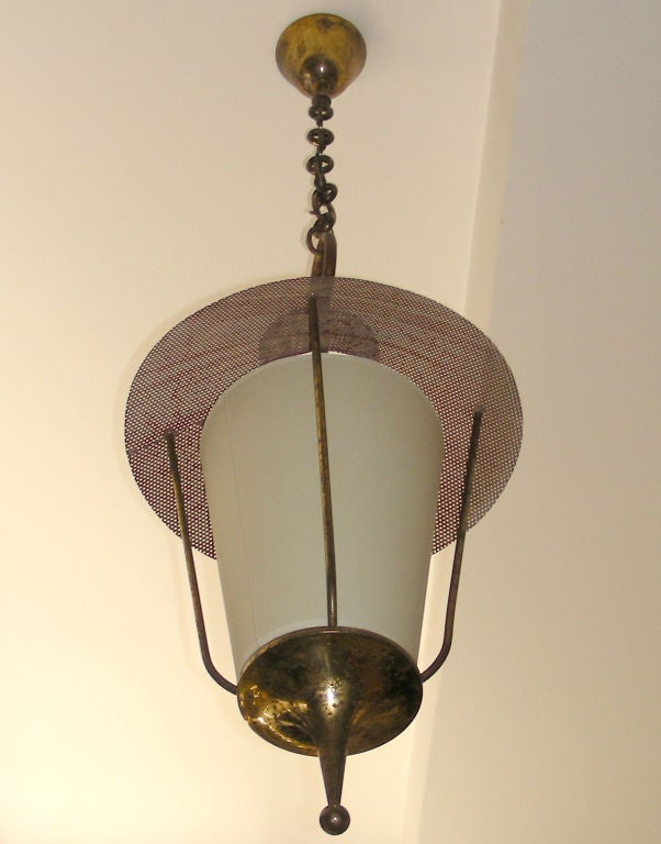 French A celling lamp in the manner of MATHIEU MATEGOT