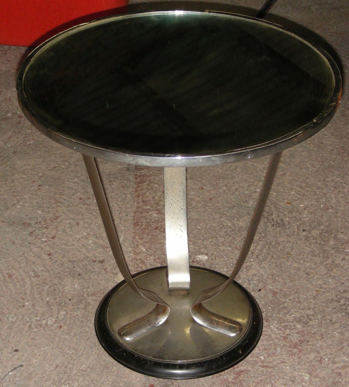A gueridon atributed to JACQUES ADNET