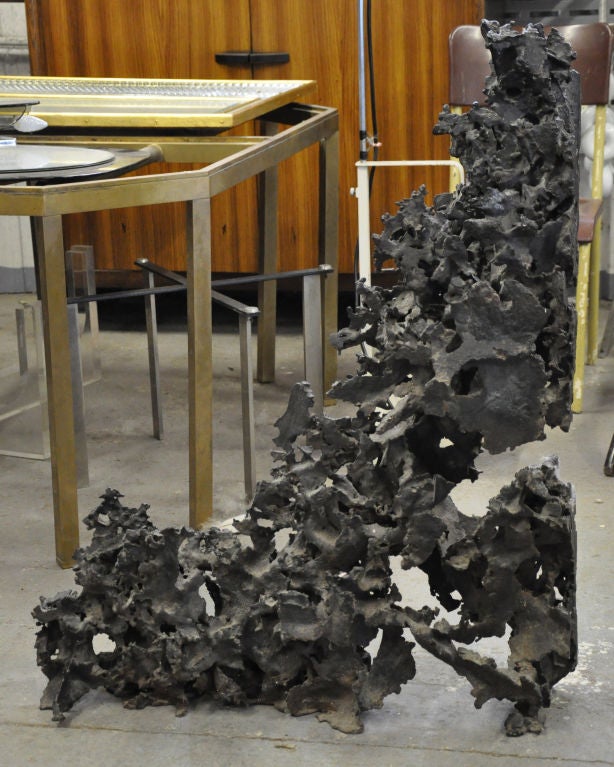 A Abstract  Iron Sculpture atributed to ILHAN KOMAN