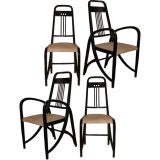 A Set Of Two Chairs And Two Armchairs By Thonet