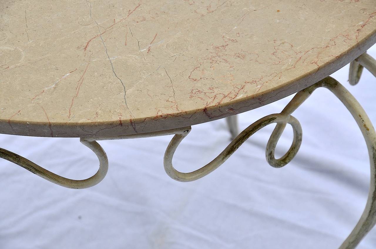 Lacquered Rond Table by Rene Prou