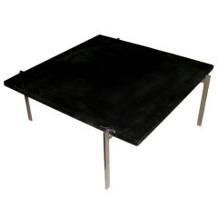 A SLATE TOP LOW TABLE ORIGINAL EDITION  BY KJAERHOLM