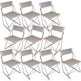 A set of 17 chairs by NIELS JORGEN HAUGESEN