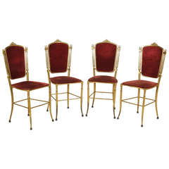 Four Chiavari chairs