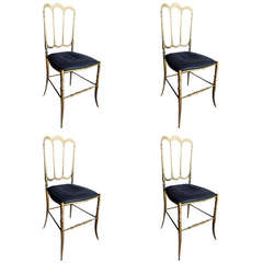 Original Set if four Chiavari Chairs