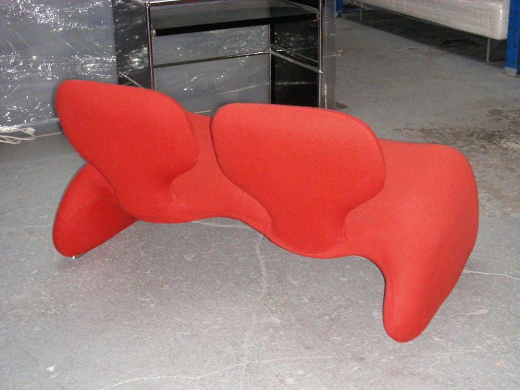 Fabric Djinn sofa by Olivier Mourgue