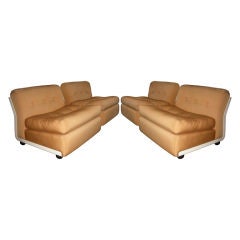 A set of 4 Armchairs by Mario Bellini