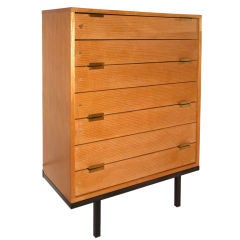 7 drawer dresser in oak wood