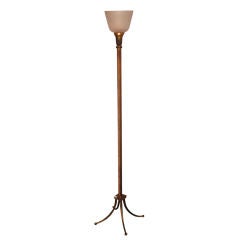 gilded metal chandelier