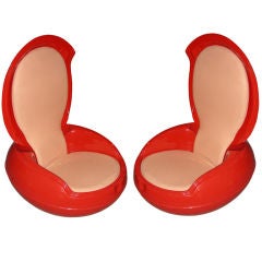Pair of Egg Chairs by Peter Ghyczy