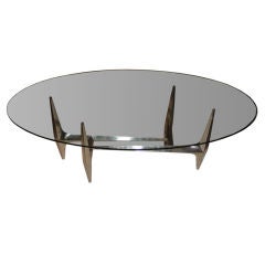 Aluminum coffee table
