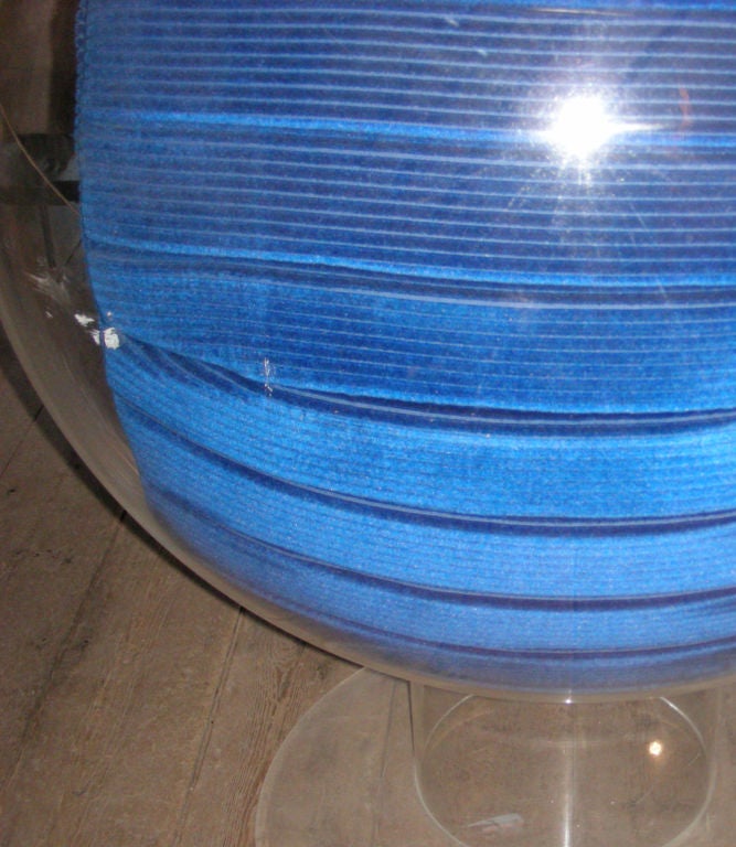 Plexiglass bubble armchair