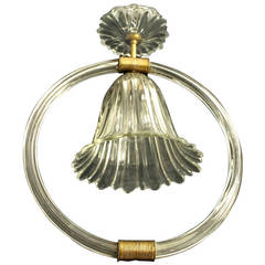 Art Deco Lantern "Bell" by Ercole Barovier Made in Venice