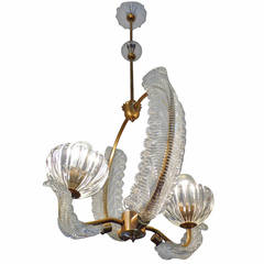 Liberty chandelier by Ercole Barovier