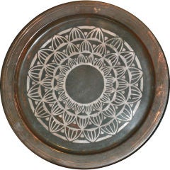 Geometric tray by Christofle