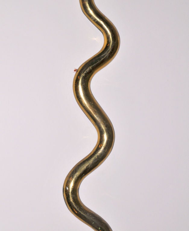 Pair of cobra Wall Sconce in brass