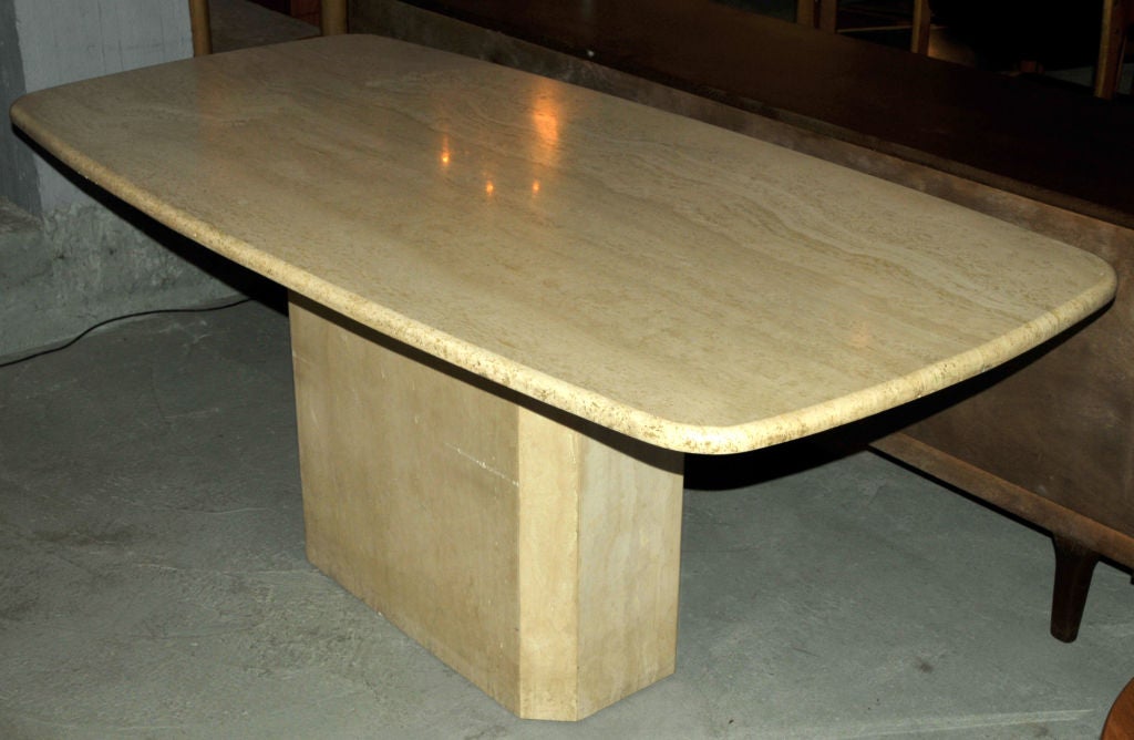 Travertine Table