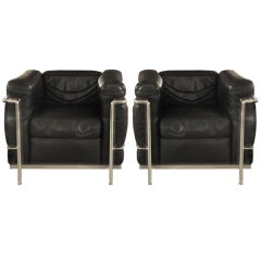 Pair of Cassina Armchairs
