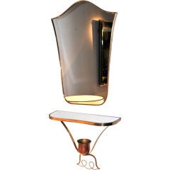 Console with mirror Console with mirror