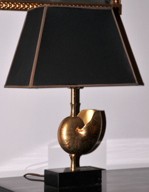 Gold Nautilus Maison Charles Table lamp