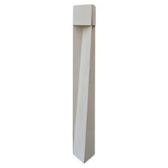 A Folded Metal Floor Lamp