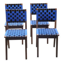 Set Of Four Chairs By Risom