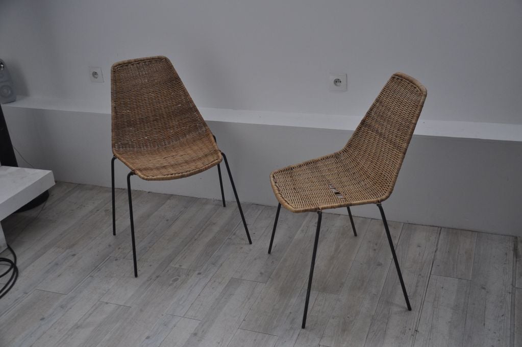 Pair Of Chairs Atributed To Jean Royere