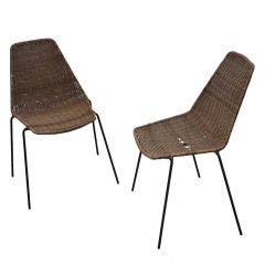 Pair Of Chairs Atributed To Jean Royere