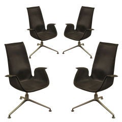 Set Of Four Armchair By Preben Fabricius