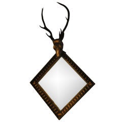 Mirror With A Deer Head