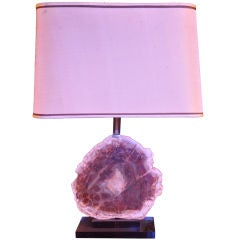 Lamp In Fossico Wood