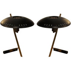 Pair Of Tables Lamps By Louis Kalf